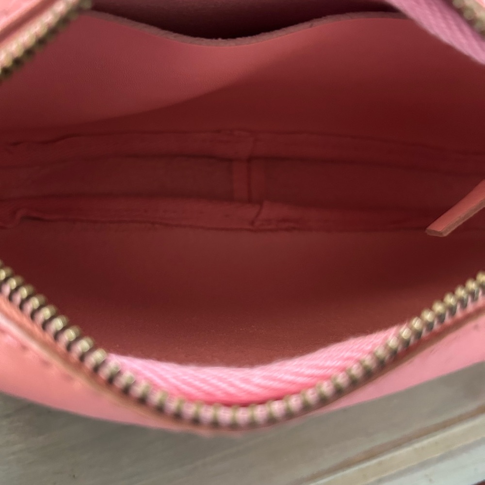 Madewell The Leather Carabiner Mini Crossbody Bag in Pink / Dried Blossom NEW - Picture 13 of 16